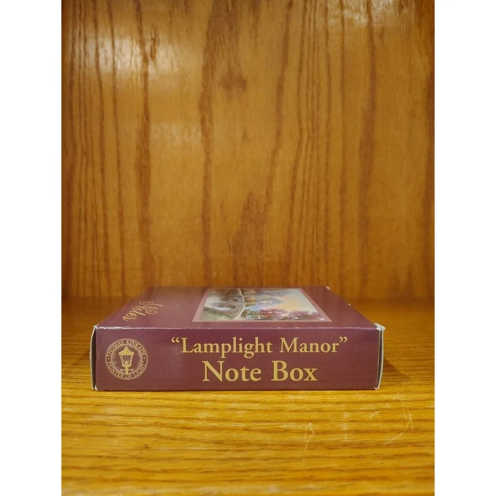 Thomas Kinkade Lamplight Manor Notes Box, Includes 200 Sheets, 2002, #2687